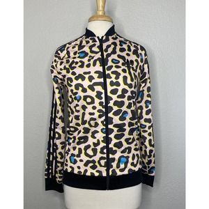 ADIDAS ORIGINALS LZ Pink Leopard SST Superstar Track Jacket Large Kids #FM9996